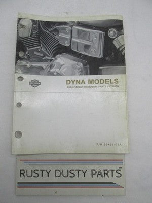 Harley-Davidson Official Factory 2004 Dyna Models Parts Catalog 99439-