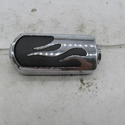 Harley Davidson OEM Single Chrome Flame FootPeg Dyna Sportster 50312-0