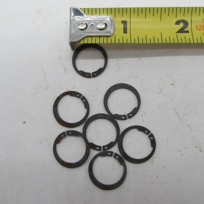 Lot of 7 Harley Genuine OEM NOS Oil Pump Shaft Retaining Ring Circlips