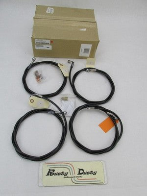 LA Choppers Harley Davidson 2017+ FL Mini Apes Cable Kit LA-8054KT-08B
