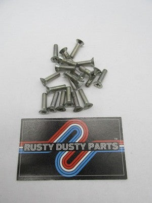 Lot of 20 Harley Genuine NOS 10-32 x 3/4" Pozidriv Flat Countersunk Sc
