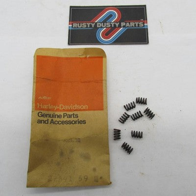 Lot of 8 Harley Davidson Genuine NOS Throttle Lever Stop Screw Springs