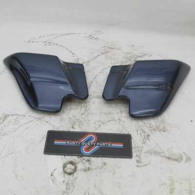 Pair of Harley OEM 97-08 Touring Side Covers Gunmetal Blue 66250-97 66