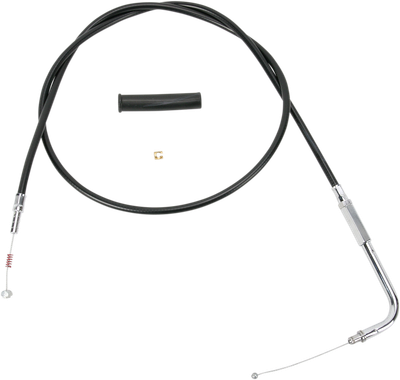 Drag Specialties Alternative Length Black Vinyl Idle Cable 36 1/2in.