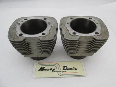 Pair of S&S Cycle Harley Davidson 4" Bore Cylinder Jugs 1043-68 1792-6