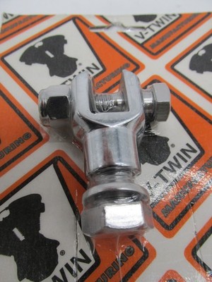 V-Twin NOS Harley-Davidson Footpeg Mount Yoke, Chrome 27-0028
