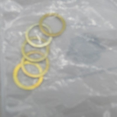 Lot of 5 Harley-Davidson OEM Zinc-Plated Flat Washers 6762D