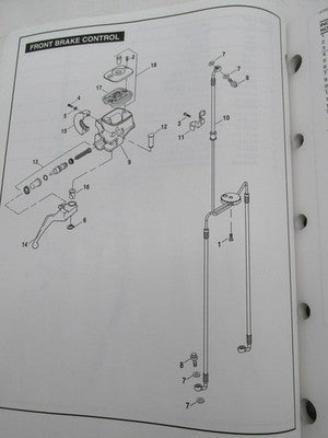 Harley Davidson Official Factory 2009 FXDFSE Models Parts Catalog 9943