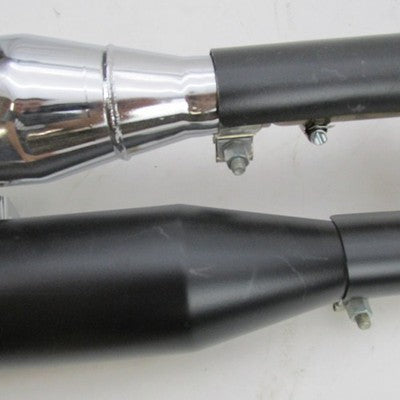 Harley Davidson OEM Stock Street Bob/Low Rider Black Exhaust System 64