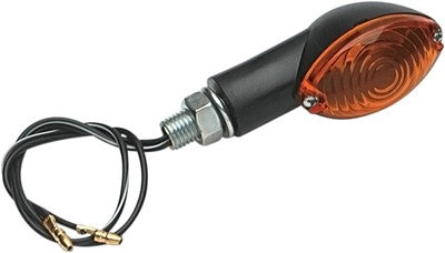 K & S Universal Mini-Stalk Marker Lights Ultra Small Black with Amber