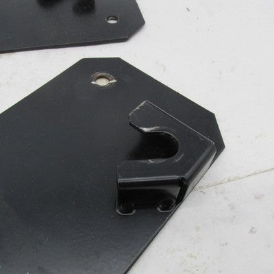 Pair of Harley OEM Black Saddlebags Docking Mount Brackets w/ Hardware