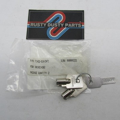 Genuine Harley-Davidson OEM NOS Barrel Key Set Code 3471 71452-91A