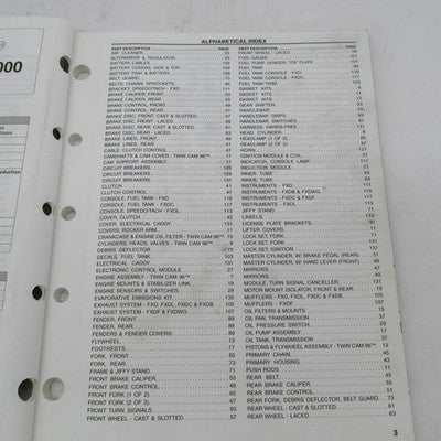 Harley-Davidson Official Factory 2010 Dyna Models Parts Catalog 99439-