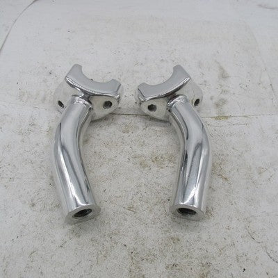 Pair of Harley Davidson Genuine NOS Polished 4.5" Pullback Handlebar R