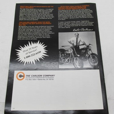 The Carlson Company Sixth Edition Professional Service Equipment Pamph
