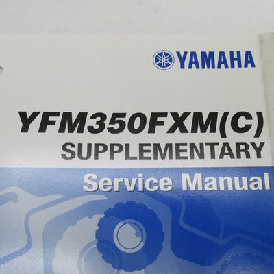 Yamaha YFM350FXM(C) Supplementary Service Manual LIT-11616-13-05