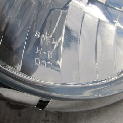 Harley Davidson OEM Black & Chrome 5.75 Headlight Bucket Housing Assy