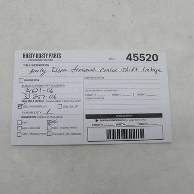 Harley-Davidson OEM 06-17 Dyna Mid-Control Shift Linkage 34621-06 3385