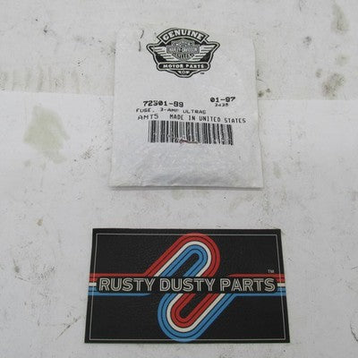 Lot of 4 Harley-Davidson OEM NOS Ultras 3-Amp Fuses 72301-99