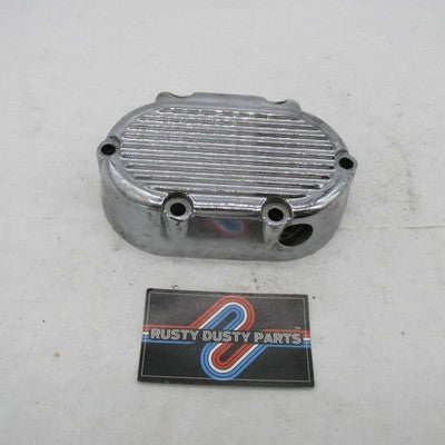 Harley Davidson OEM Chrome Ribbed 5 Speed Transmission Side Cover 87-9