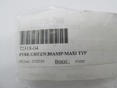 Lot of 10 Harley Davidson NOS 30 amp Maxi Fuse Green 72318-04