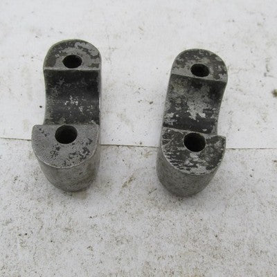 Pair of Vintage Triumph BSA Front Fork Leg Axle End Caps