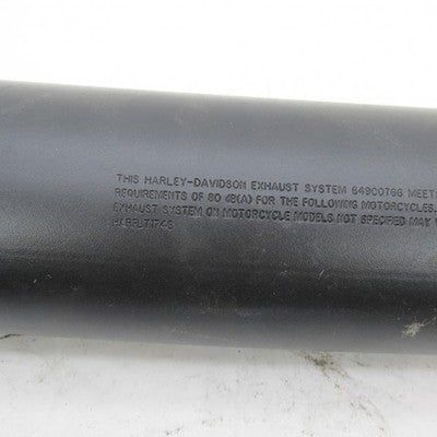 Pair of Harley Davidson OEM Stock Slip-on Mufflers Tring FLHXS 6490076