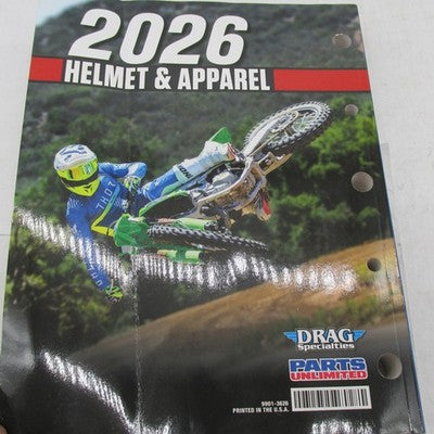 Drag Specialties Parts Unlimited 2026 Helmet and Apparel Catalog 9901-