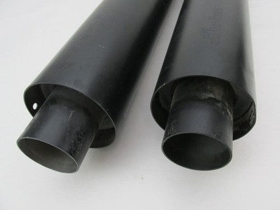 Indian Genuine Pair of Stock Exhaust Mufflers, Black