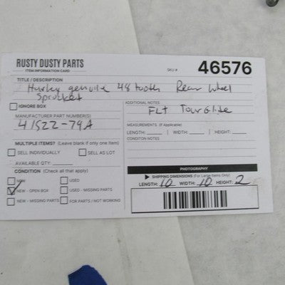 Harley-Davidson OEM NOS FLT Tour Glide 48-Tooth Rear Wheel Sprocket 41
