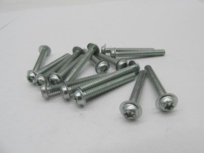 LOT of 16 Harley NOS 10-24 x 1-1/2" Torx Round Washer Head Screws 3666