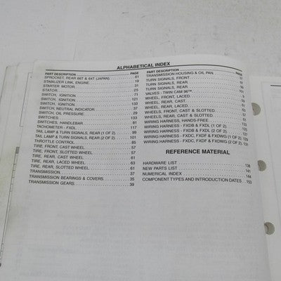 Harley-Davidson Official Factory 2011 Dyna Models Parts Catalog 99439-