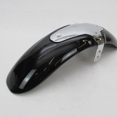 Harley OEM NOS V-Rod VRSC Front Fender Vivid Black w/ Chrome Bracket 5