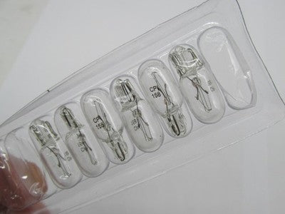 Lot of 6 Harley-Davidson OEM NOS 3.4W Wedge Type Mini Bulbs, Clear 750