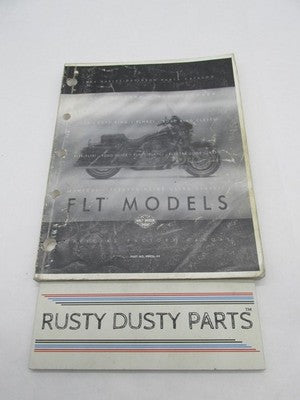 Harley Davidson Official Factory 1999 FLT Models Parts Catalog 99456-9