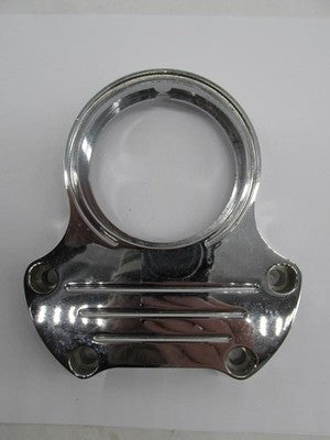 Harley Genuine 3" Chrome Speedo Gauge Mount Handlebar Riser Top Clamp