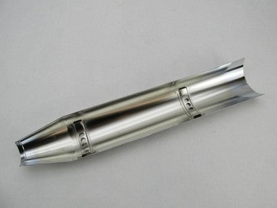 Harley-Davidson Genuine NOS Chrome 4" x 22 3-/8" Touring Muffler Heat Shield