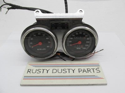 Harley OEM Dual Gauge Cluster 1974?1977 FX / FXE / XLH XLCH Tach and S