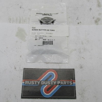 Lot of 3 Harley-Davidson OEM NOS T40 Torx Button Head Screws 994