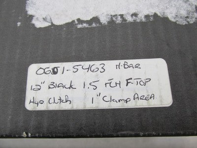 Fat Baggers NOS NIB EZ Install Flat Top Handlebars 12" Black 0601-5463