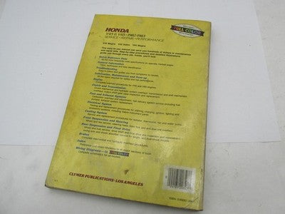 Clymer Honda 1982-1983 V45 & V65 Service Repair Manual Book