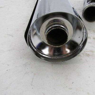 Pair of Harley Davidson OEM Stock FXBBS Mufflers Blk M8 Softail 18-23