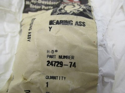 Harley Davidson Genuine NOS Crankshaft Bearing Assembly 24729-74