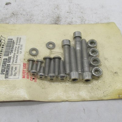Diamond 82-95 Harley BT XL Handlebar Instrument Bolt Kit *Incomplete*