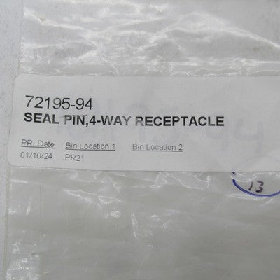 Lot of 12 Harley-Davidson OEM NOS 4-Way Receptacle Seal Pins 72195-94