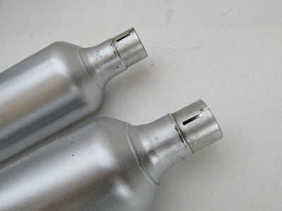 Pair of Harley-Davidson Genuine Stock Fat Bob Exhaust Mufflers 6490072