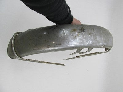 Vintage 4" Wide Front Fender with Supports