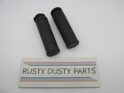 Pair of Harley-Davidson Genuine Stock Black Rubber 1" Handlebar Grips