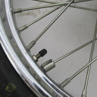 Harley OEM 21x2.15x3/4" Laced Front Wheel Single Disc Rotor 43557-00 4