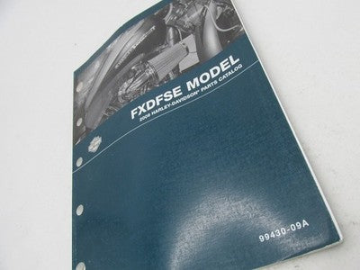 Harley Davidson Official Factory 2009 FXDFSE Models Parts Catalog 9943